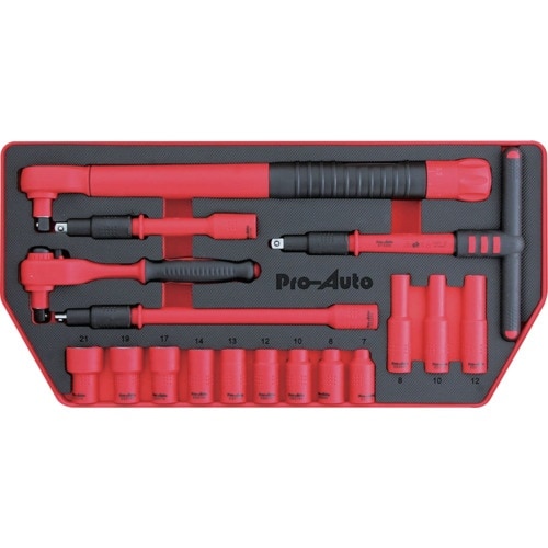 Pro−Auto 3/8”DR.17PC.絶縁工具
