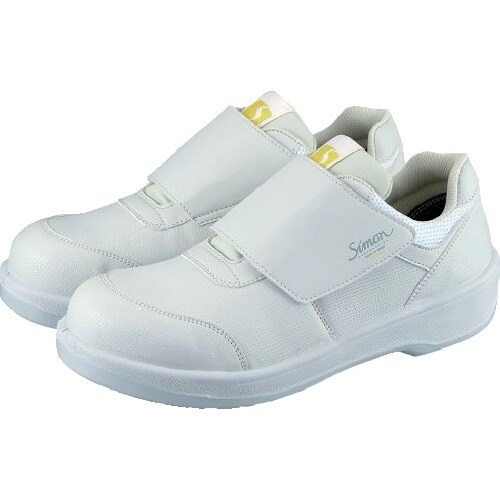 シモン 静電保護靴 短靴 8918白 24.5cm