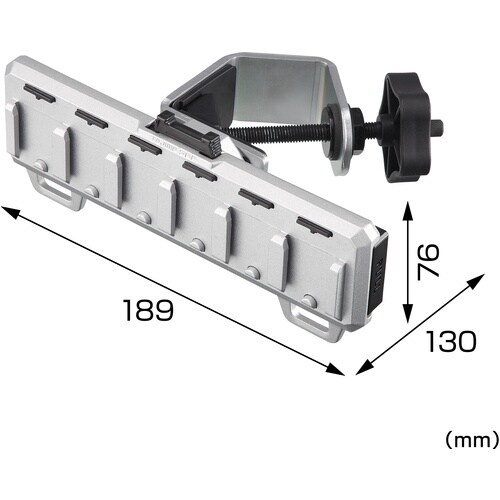 タジマ セフホルダー脚立用 クランプ式 金属 6連