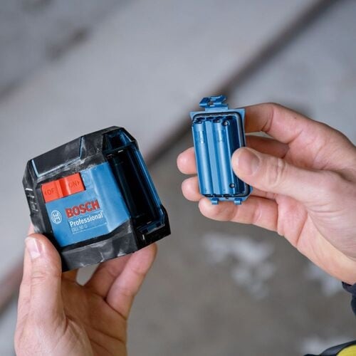 ボッシュ クロスラインレーザー +リチウムイオンバ