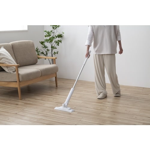 IRIS 207001 電動フロアワイパー ホワイ