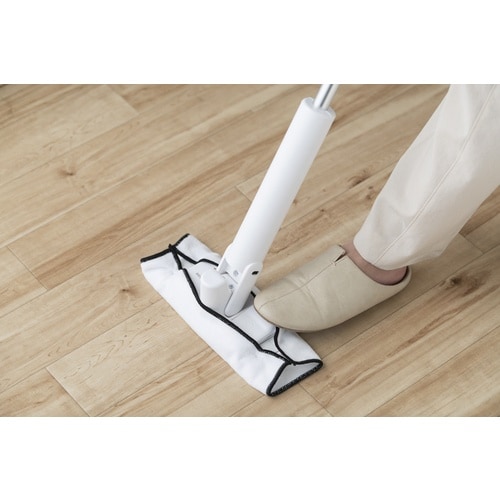 IRIS 207001 電動フロアワイパー ホワイ