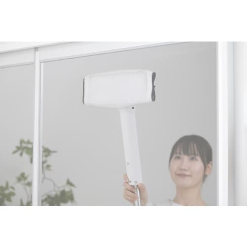 IRIS 207001 電動フロアワイパー ホワイ