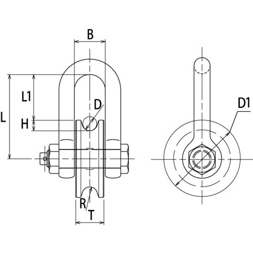 TAIYO 軽量ローラーシャックル RS−8t(1