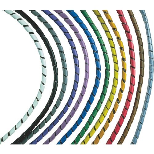 PANDUIT スパイラルラッピング 難燃性ポリエ