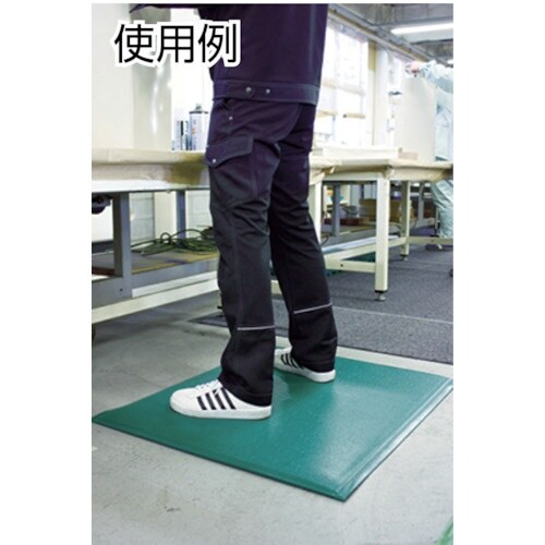 テラモト 疲労軽減マット テラクッション極厚 グリ