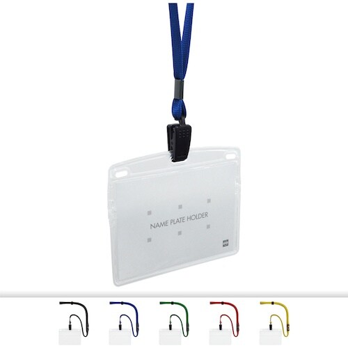 OP 吊り下げ名札 名刺サイズ 10枚 黒