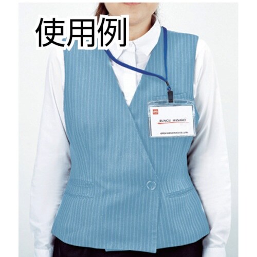 OP 吊り下げ名札 名刺サイズ 10枚 赤