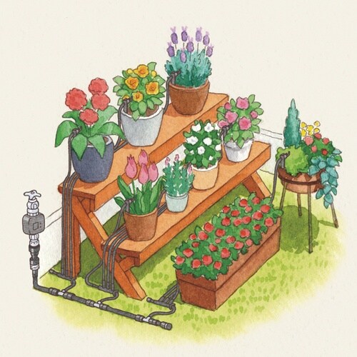 タカギ 水やりスターターキット(鉢植え・プランター