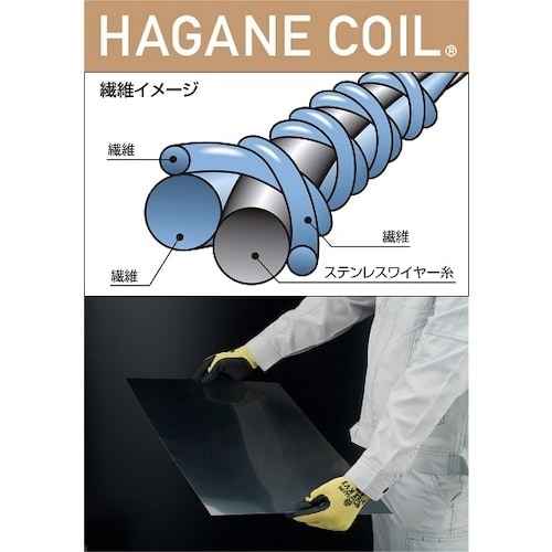 SHOWA 耐切創手袋 ハガネコイル S−TEX