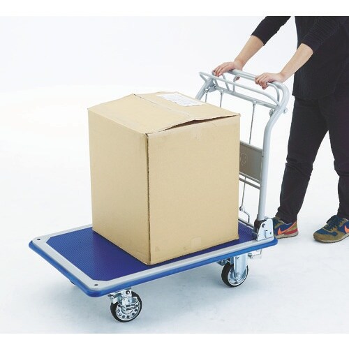 TRUSCO プレス製台車 ドンキーカート 折畳