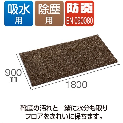 テラモト 雨天用マット ニューリブリードマット ブ