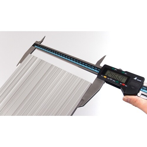 シンワ デジタルノギス大文字450mmホールド機能