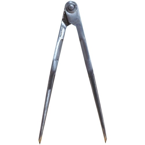 シンワ 鋼製コンパス 超硬チップ付D−2 25cm