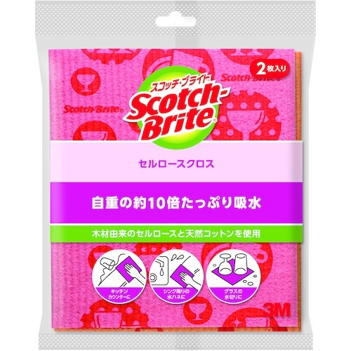 3M スコッチ・ブライト セルロースクロス デザイ