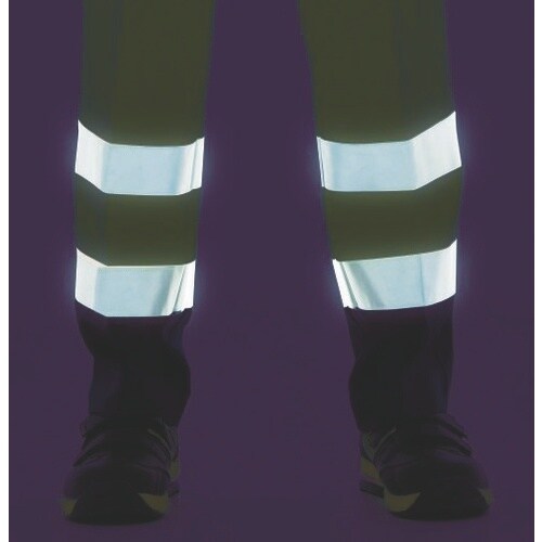 ミドリ安全 高視認 イージーフレックスパンツ イエ