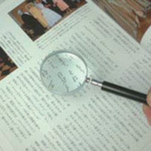 池田レンズ 金枠製手持ちルーペ 倍率3.5倍