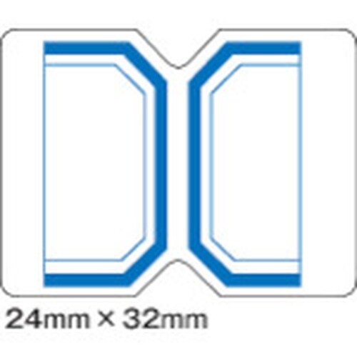 3M エーワン セルフインデックス 中 青 12面