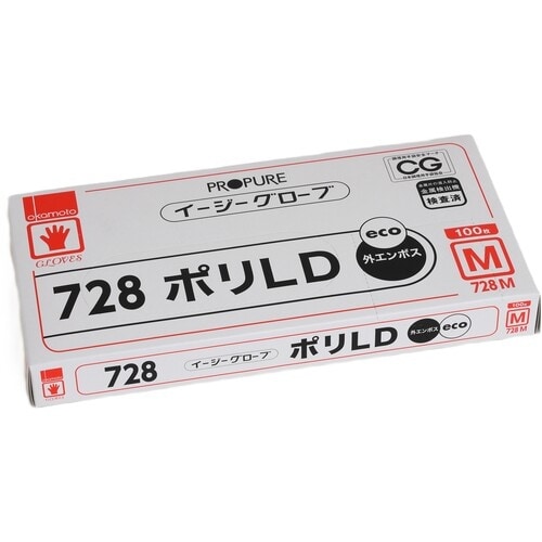okamoto イージーグローブ728ポリLD外エ