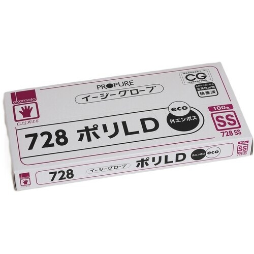 okamoto イージーグローブ728ポリLD外エ