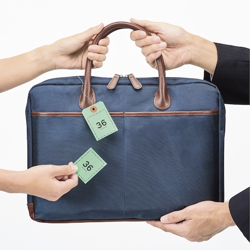 OP 連番荷札 青・赤・黄・緑・白各100枚入り