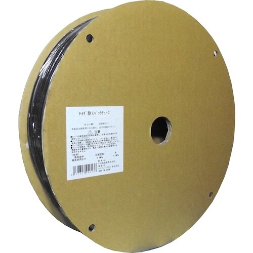 チヨダ TE−AF型スパッタチューブBK(黒)8m