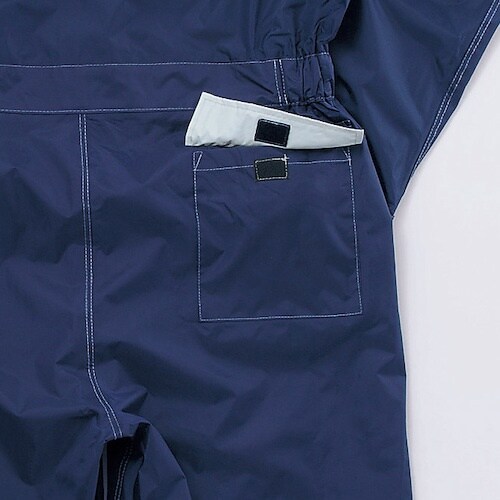 カジメイク レインツナギ ネイビー 4L