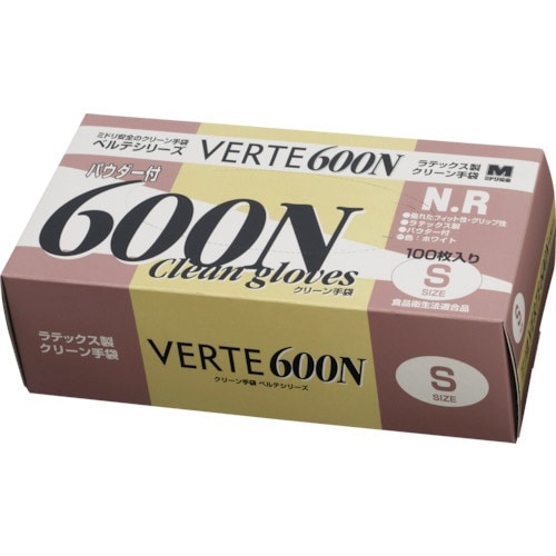 ミドリ安全 天然ゴムディスポ手袋 Sサイズ (10