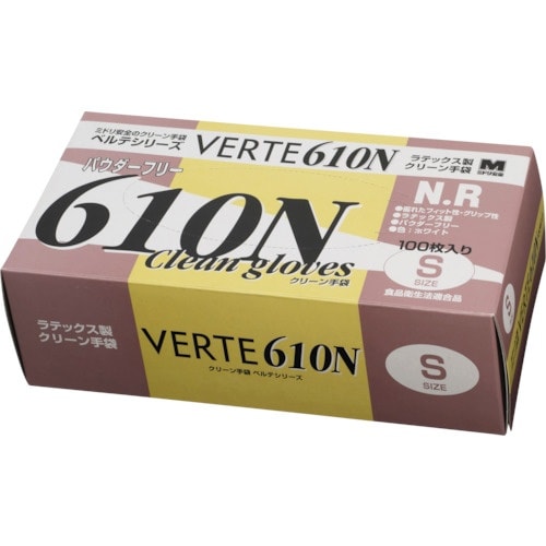 ミドリ安全 天然ゴムディスポ手袋 Sサイズ (10