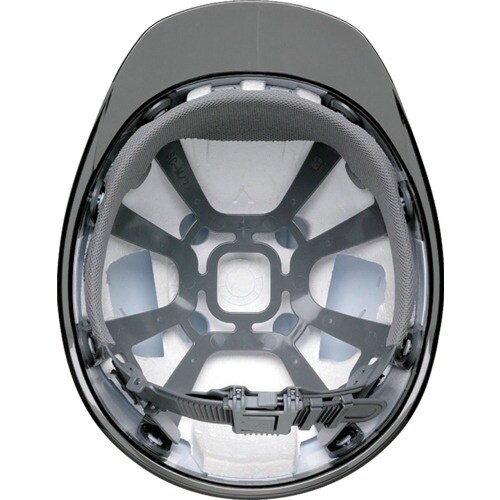 ミドリ安全 バイザー型 通気孔付ヘルメット ホワイ