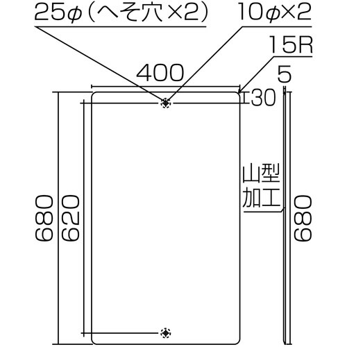 緑十字 交通標識・構内用 駐車禁止 K−3 680