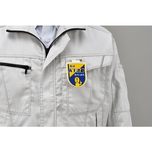 緑十字 ビニールワッペン(胸章) 私はKY活動を行