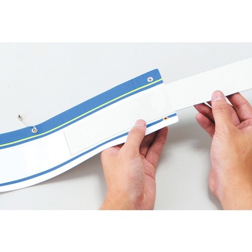 緑十字 差し込み式腕章用台紙 白 腕章D−(白)