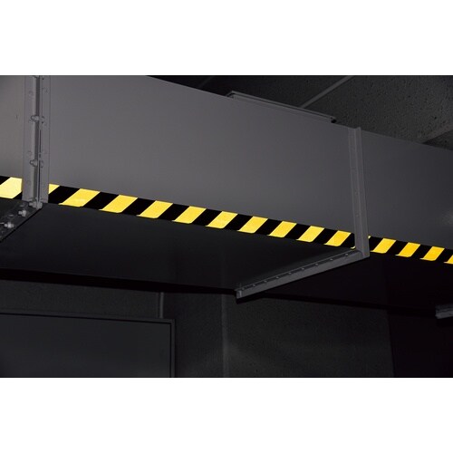 緑十字 反射トラテープ(ラインテープ) 黄/黒 T