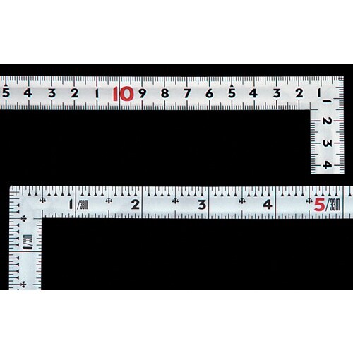 シンワ 曲尺 同厚併用シルバー50cm裏面1尺5寸