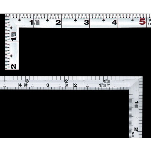 シンワ 曲尺 シルバー1尺6寸 鶴亀左きき用大工用