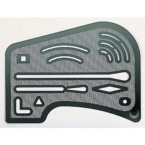 シンワ メッシュ字消板 ステンレス製