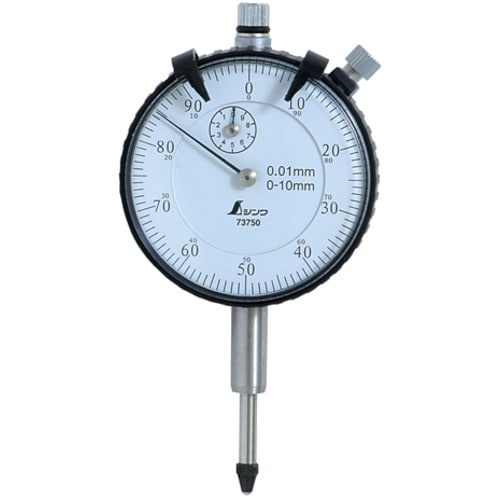 シンワ ダイヤルゲージ 標準型0.01mm/10m