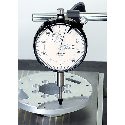 シンワ ダイヤルゲージ 標準型0.01mm/10m