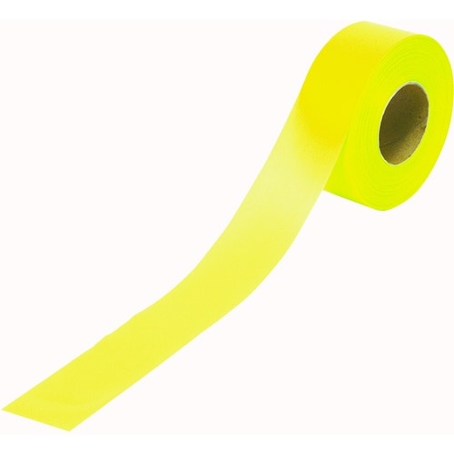 シンワ マーキングテープ30mm×50m蛍光イエロ