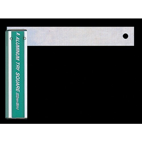 シンワ アルミ台付スコヤ 200mm