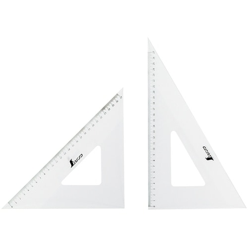 シンワ アクリル三角定規30cm