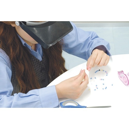 シンワ 双眼ヘッドルーペ W−4