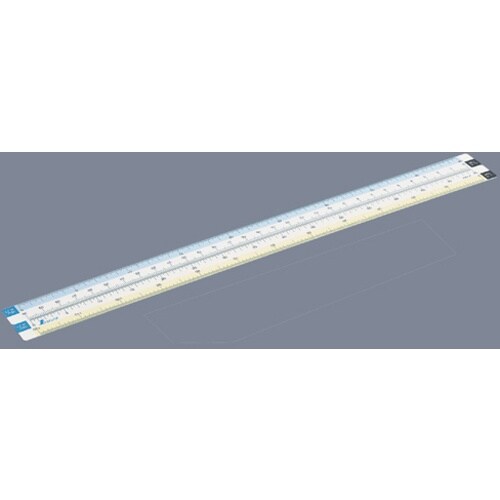 シンワ 折りたたみ縮尺スケール 8面30cm