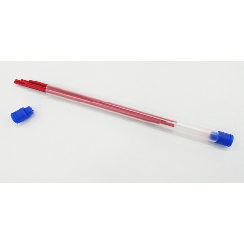 シンワ 工事用 シャープペン用 替芯2.0mm 赤