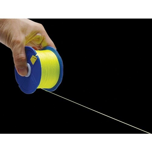 シンワ ポリエステル水糸 リール巻蛍光イエロー 細