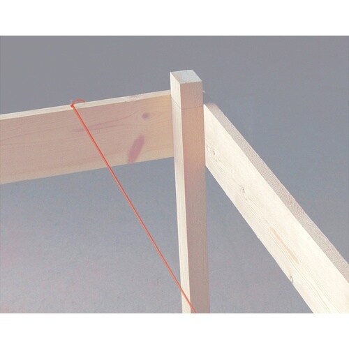 シンワ ポリエステル水糸 リール巻蛍光オレンジ 太