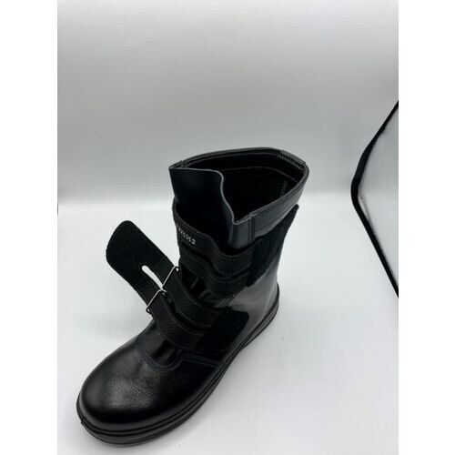 シモン 安全靴 長編上 マジック式 8538黒 3