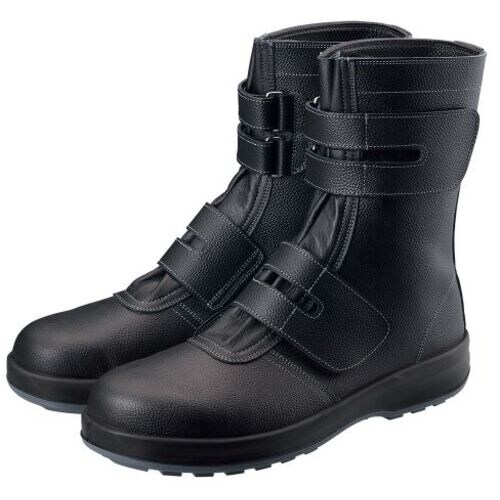 シモン 安全靴 長編上 マジック式 SS38黒 3