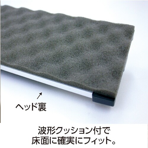 テラモト ライトモップ黒パイプ柄60cm